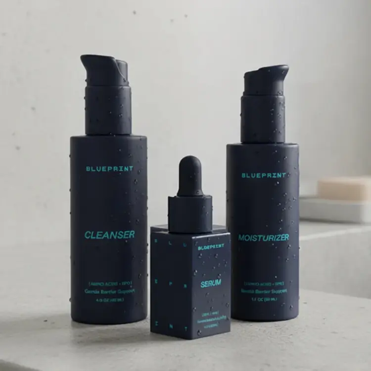 Bryan Johnson's blueprint skincare stack