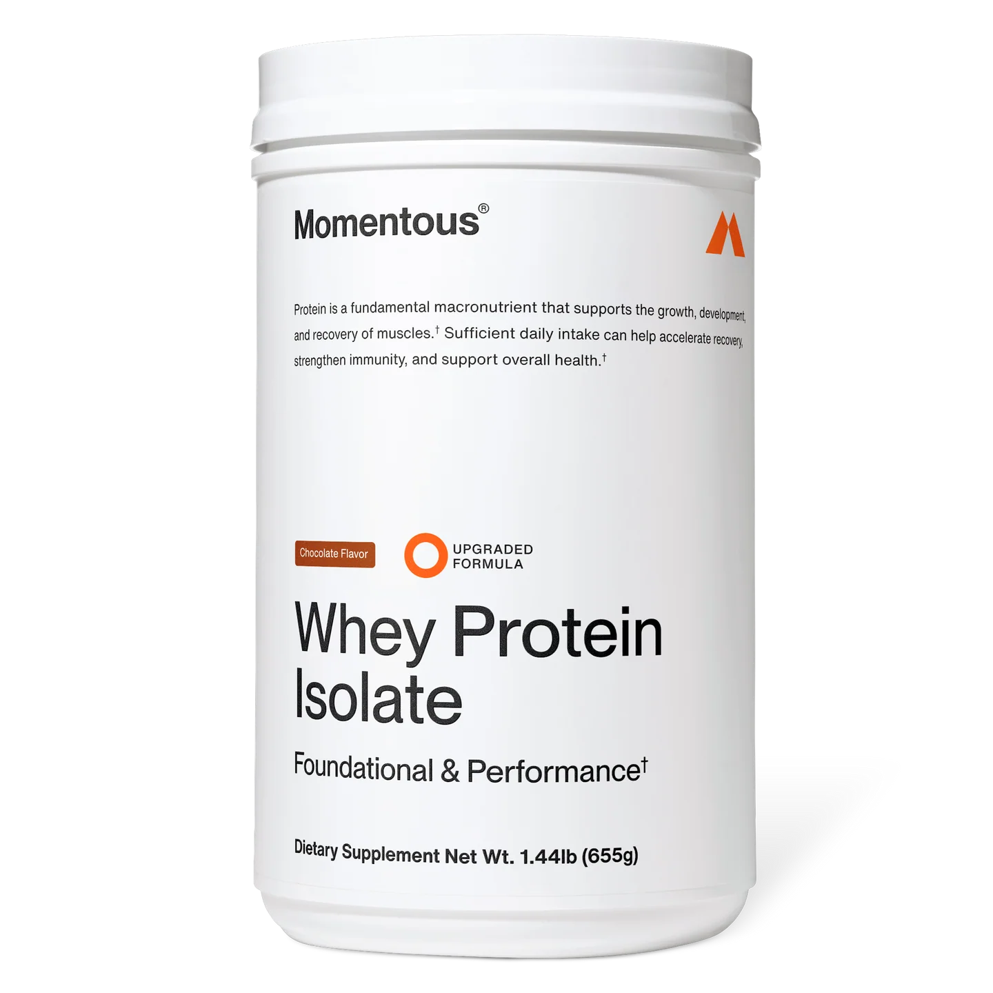 Closeup of Momentous Protein Powder