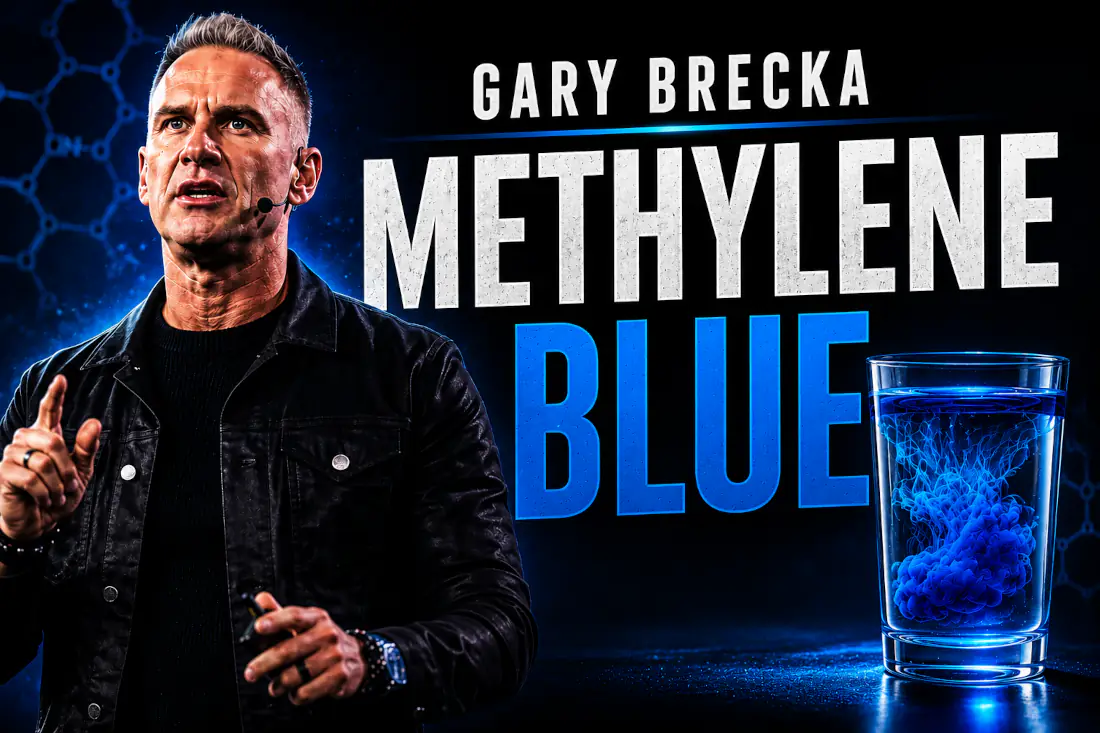 Gary Brecka with methylene blue
