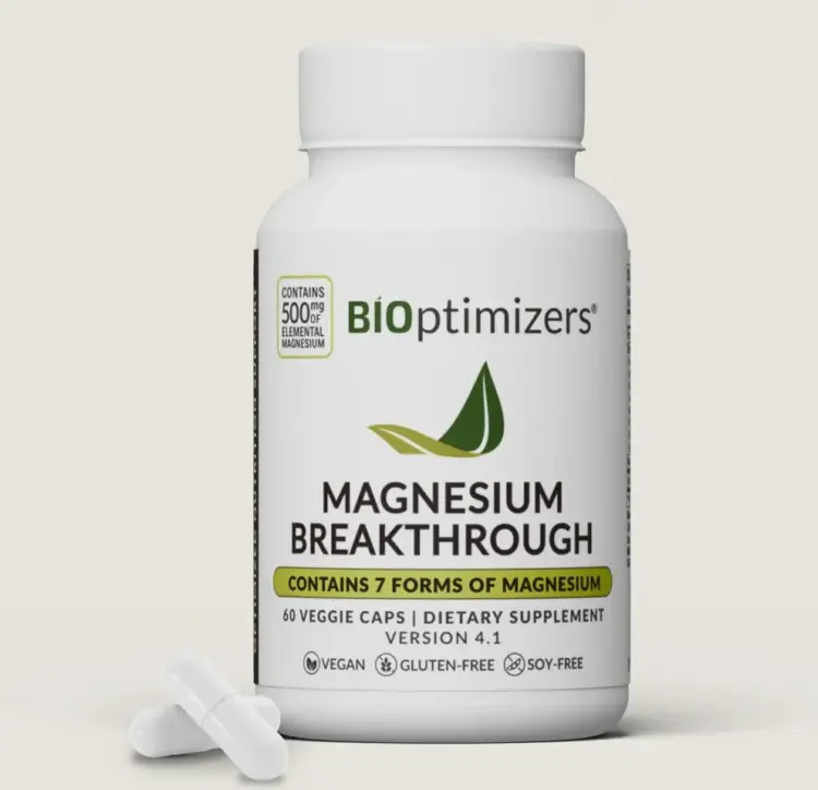 Closeup of BIOptimizers' magnesium supplement that Gary Brecka uses