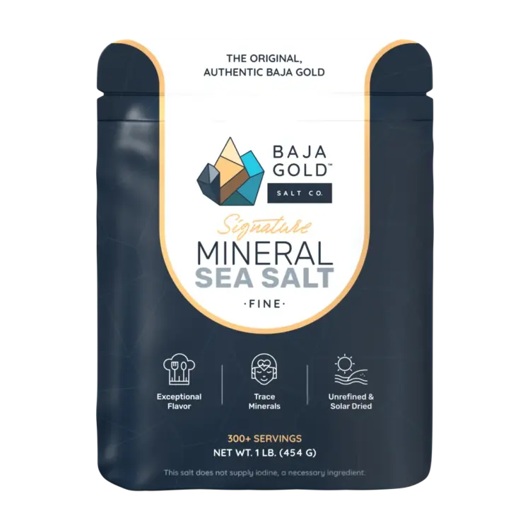 Closeup of Baja Sea Salt that Gary Brecka uses