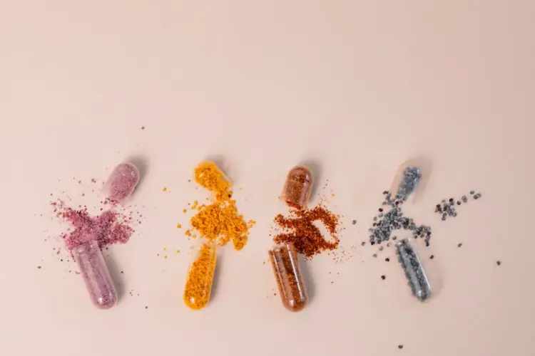 Closeup of peptides that Joe Rogan uses